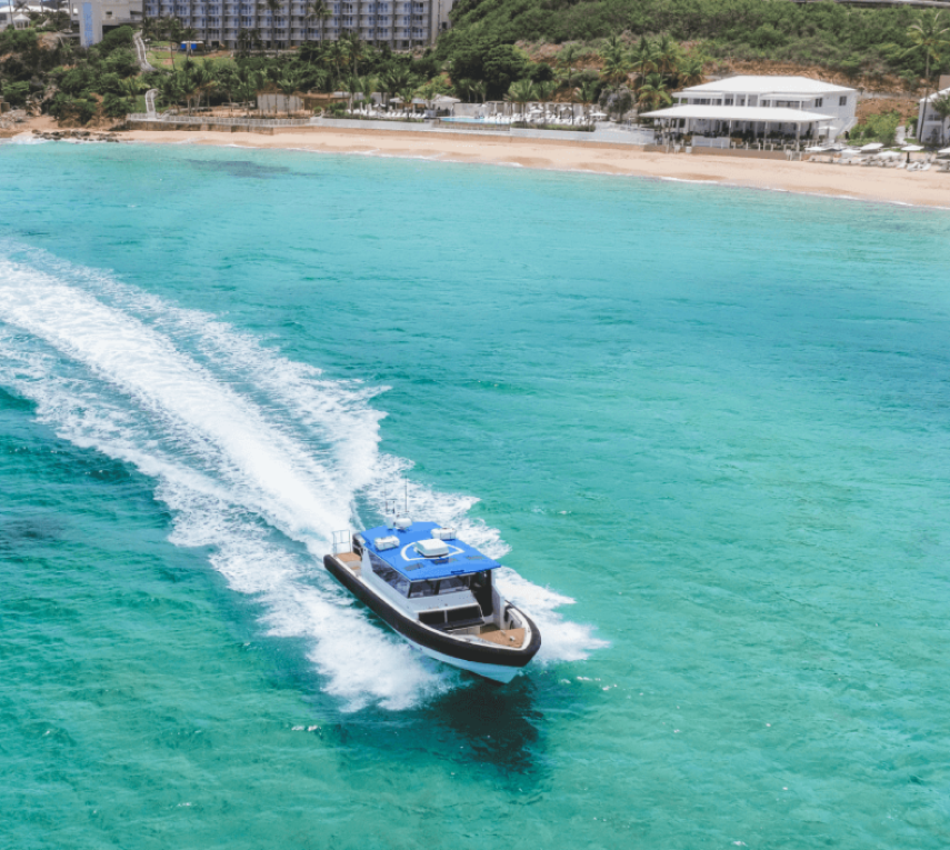 Private boat charter by Cruz Bay Watersports featuring the 42′ Ultimate Boat, US Virgin Islands