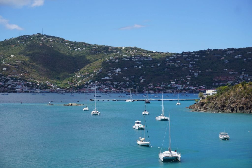 The Baths, famous geological formation and tourist spot on Virgin Gorda, British Virgin Islands.